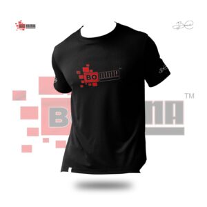 Black Bomma T-Shirt with Printed Logo