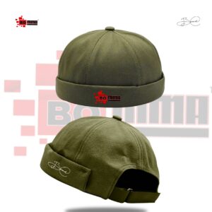 Green Docker cap