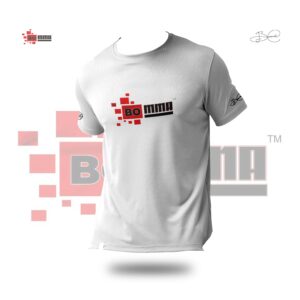 White Bomma T-Shirt with Printed Logo